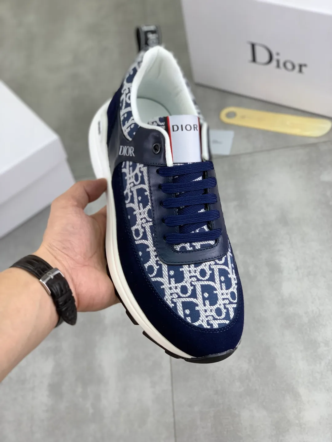 Men's Men's Shoes💰P420💰[New Style]🆘[Dior] 2025 Dior Original Lace-up Low-top Men's Shoes Classic casual shoes 🔥This model is the official classic model, with high quality and made by famous original designers. It is made of high-quality cowhide with original materials➕Comfortable and breathable mesh lining➕Pigskin insole. The perfect last shape and generous and fashionable design have attracted many consumers. Suitable for drivers to drive🚗. What you want is the highest quality in the market. Color: 3️⃣Color code number: 38--44 (45 customized)